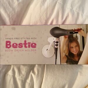 Blow dryer holder in White!